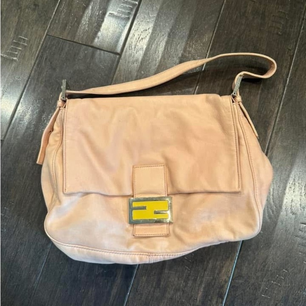 Fendi Mama forever leather baguette